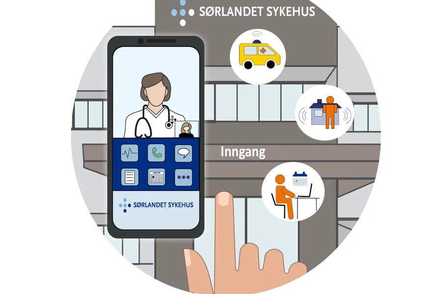 Ulike digitale tjenester for pasientene