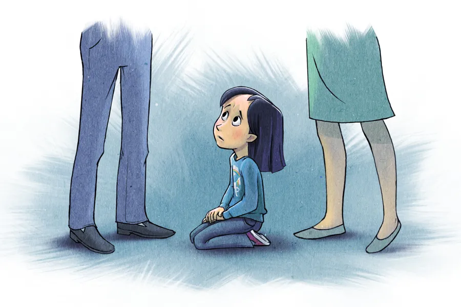 En kvinne og et barn