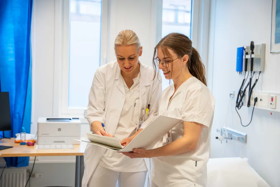 En lege og en pasient