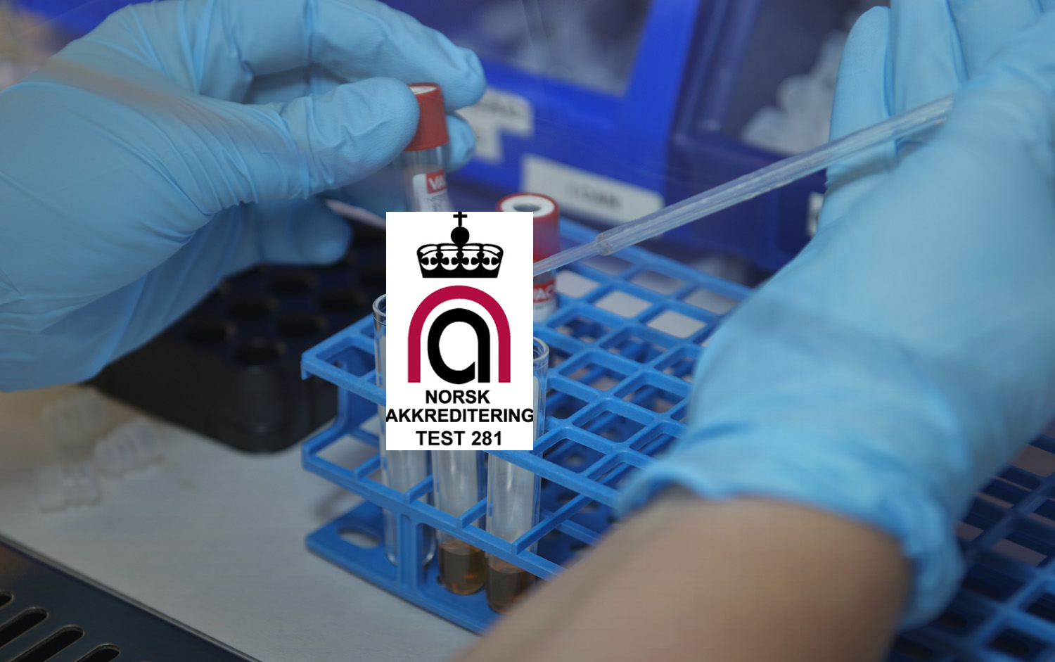 A person in a blue lab coat