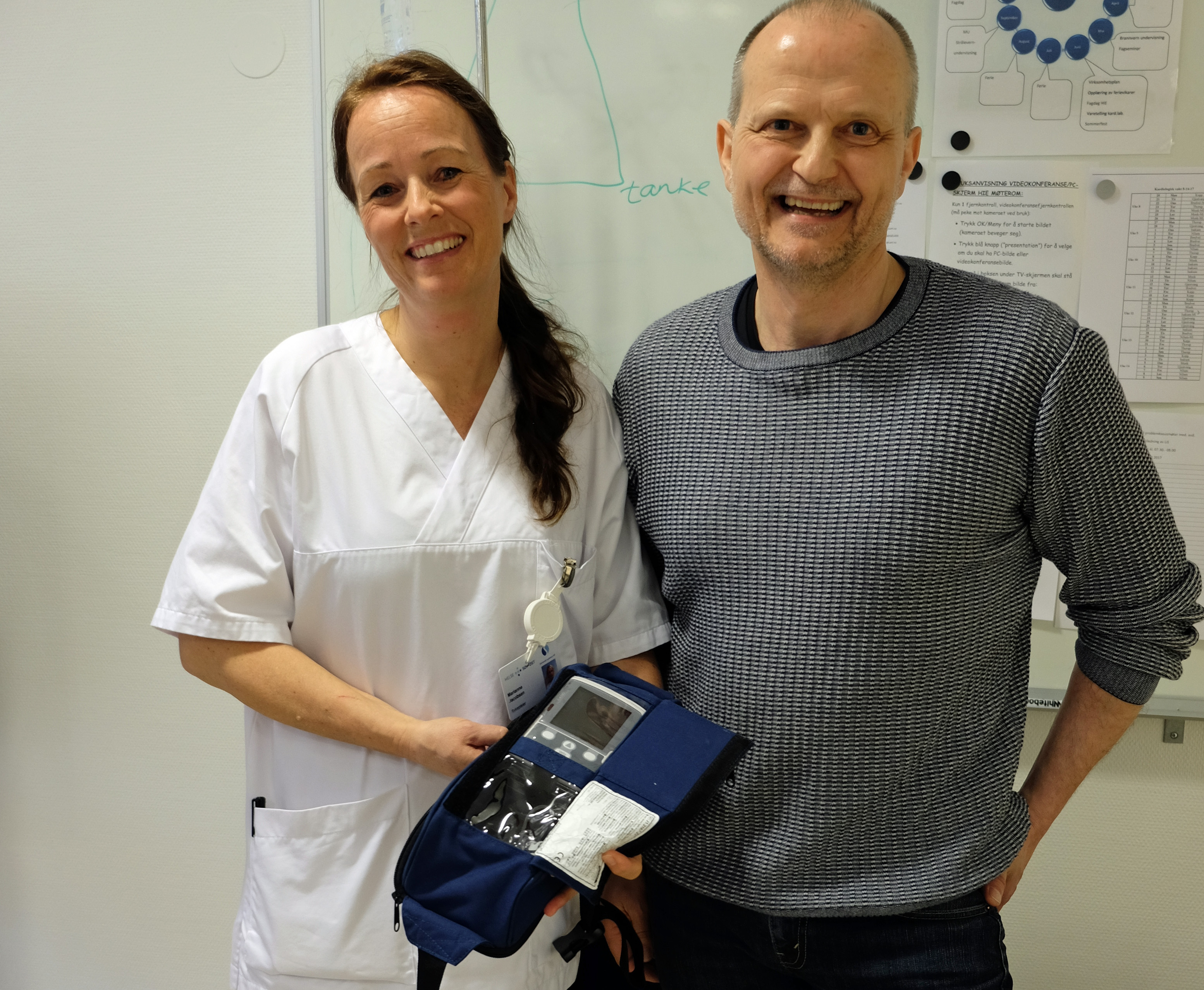 Ass enhetsleder Marianne Jacobsen og Atle Mjåland