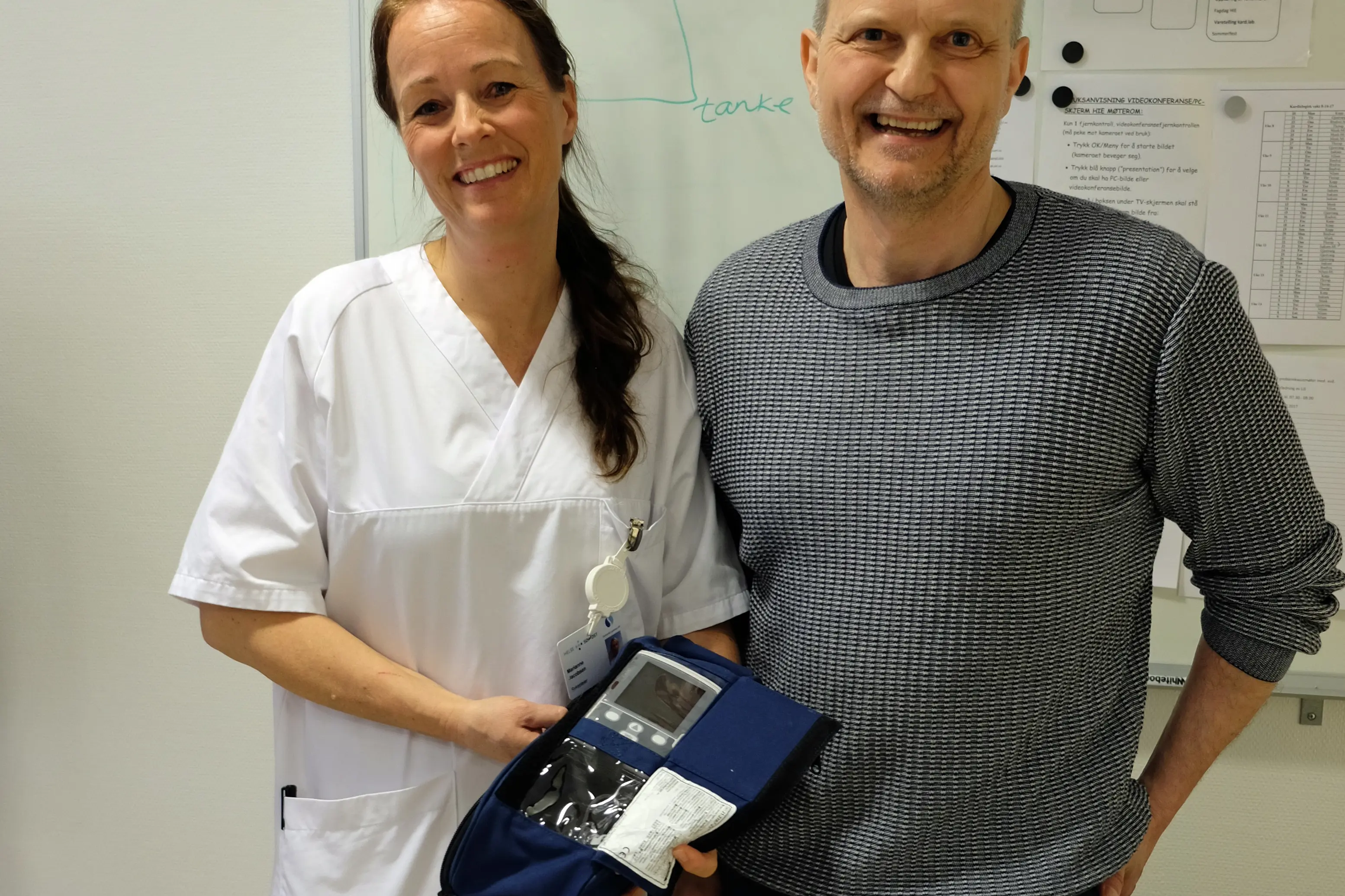 Ass enhetsleder Marianne Jacobsen og Atle Mjåland