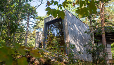 Et hus i skogen